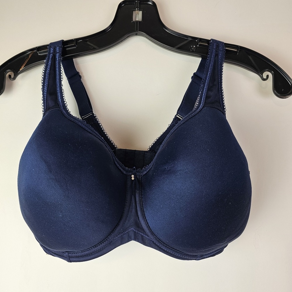 Wacoal 34DDD Blue 853192 Basic Beauty Spacer Full‎ Coverage Underwire TShirt Bra